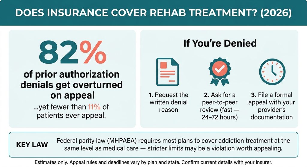 Does Insurance Cover Rehab Treatment in 2026? Appeals Guide